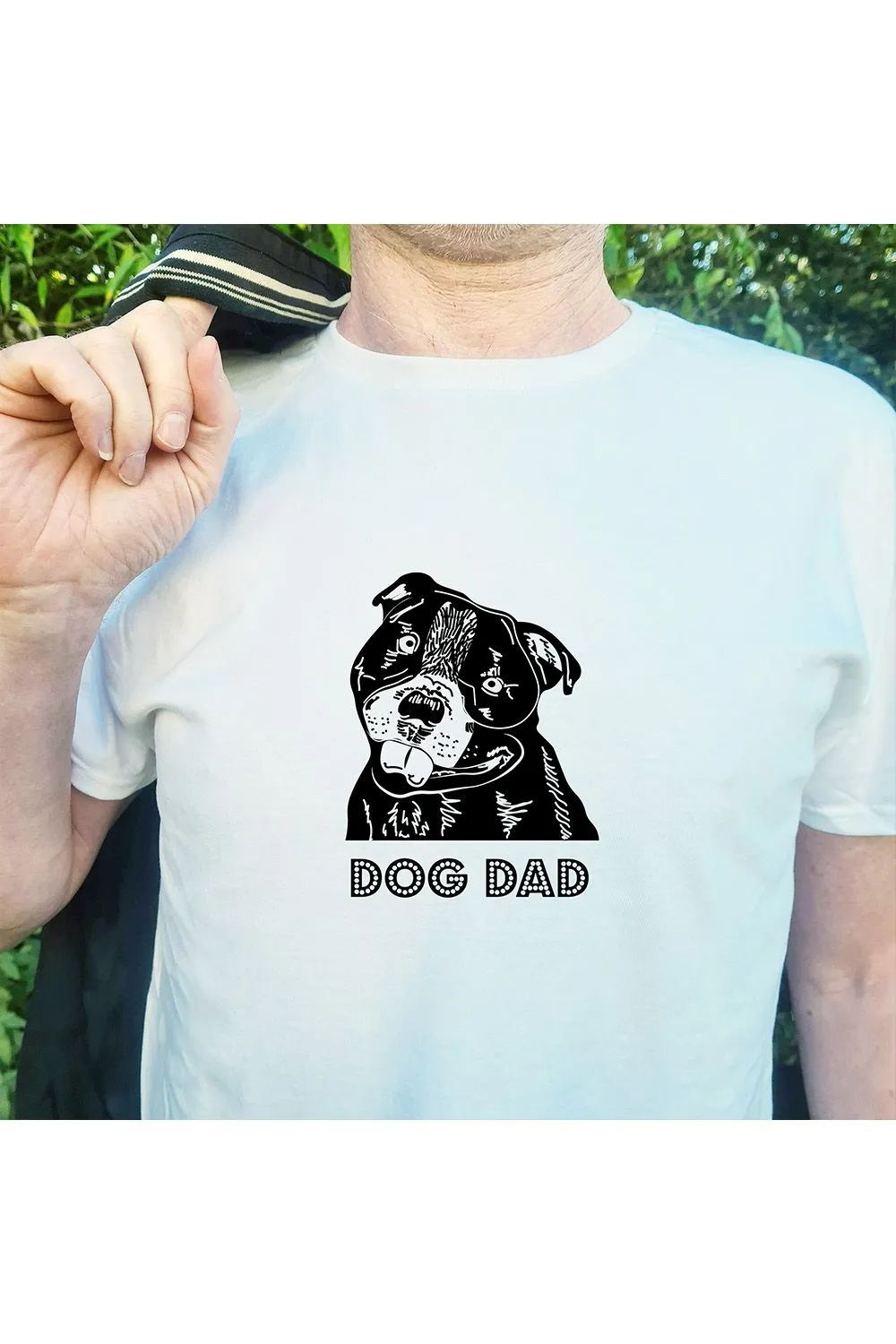 Staffordshire Bull Terrier - Staffy - Dog Dad T Shirt