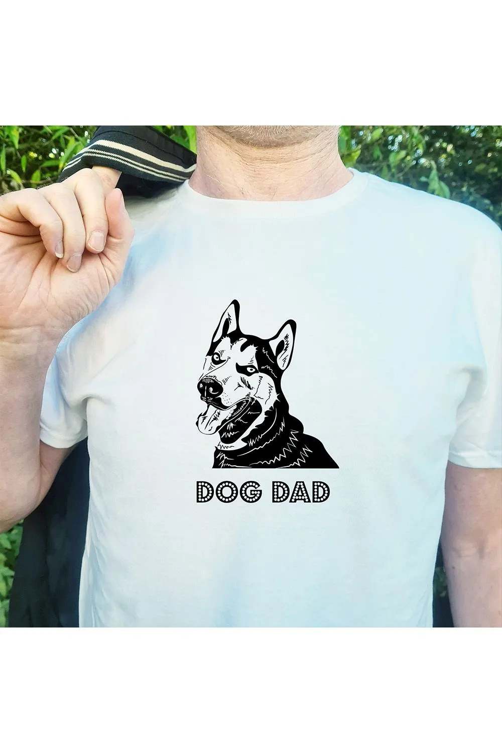 Husky Dog Dad T Shirt
