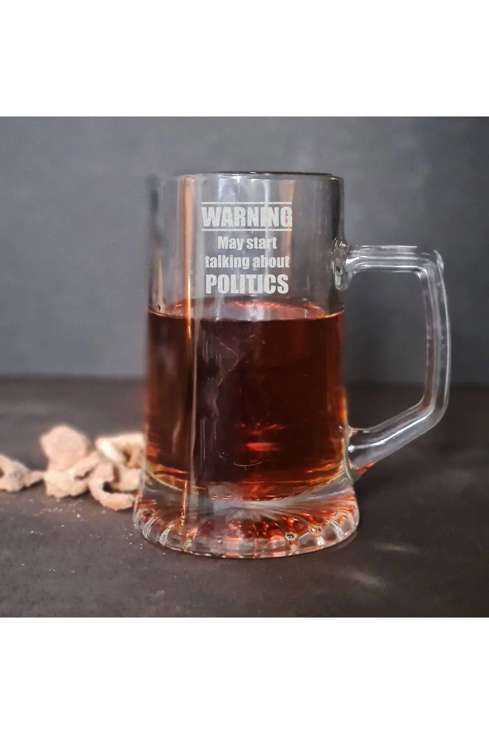 Engraved Tankard Gift for Politics Follower