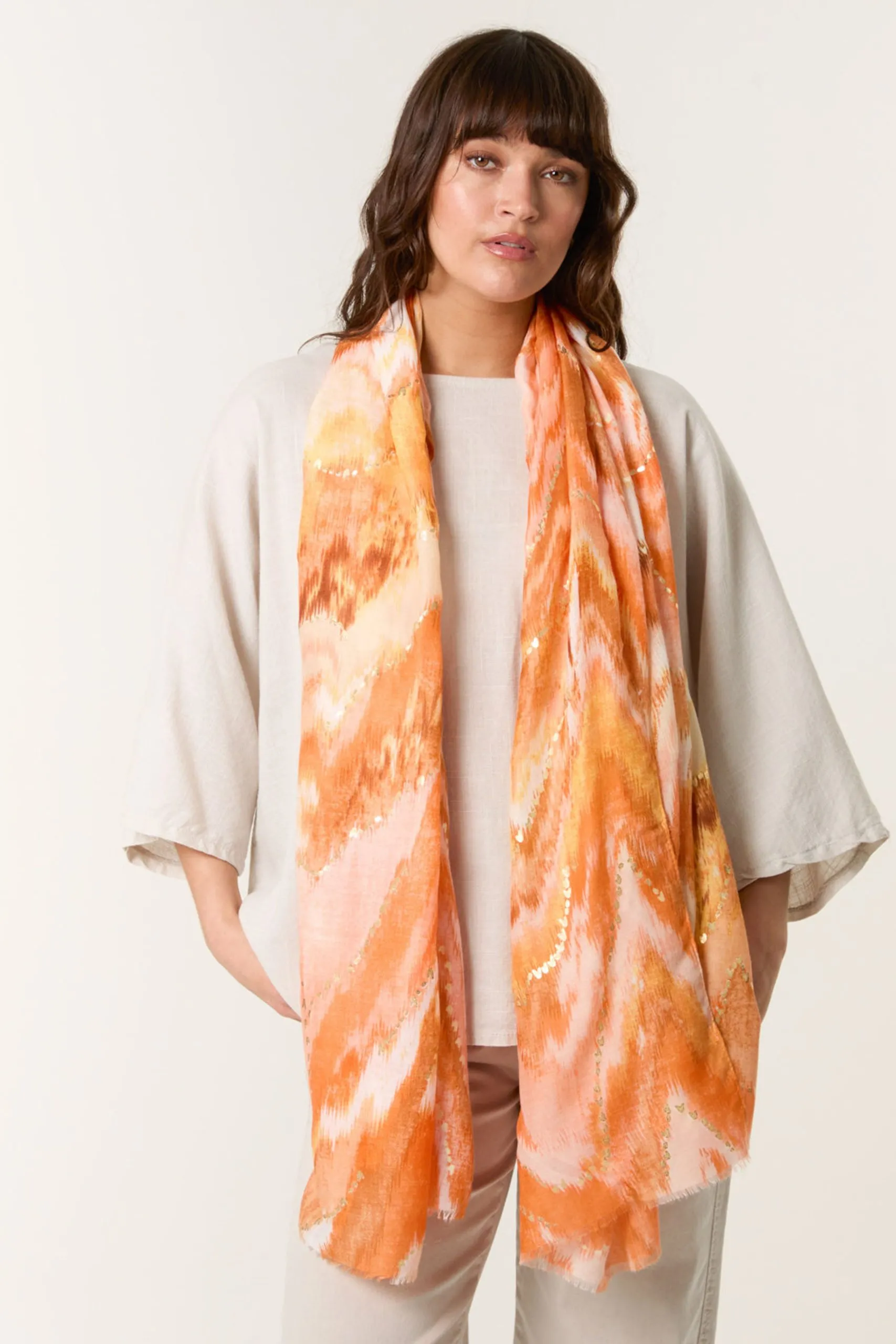 Watercolour Printed Scarf