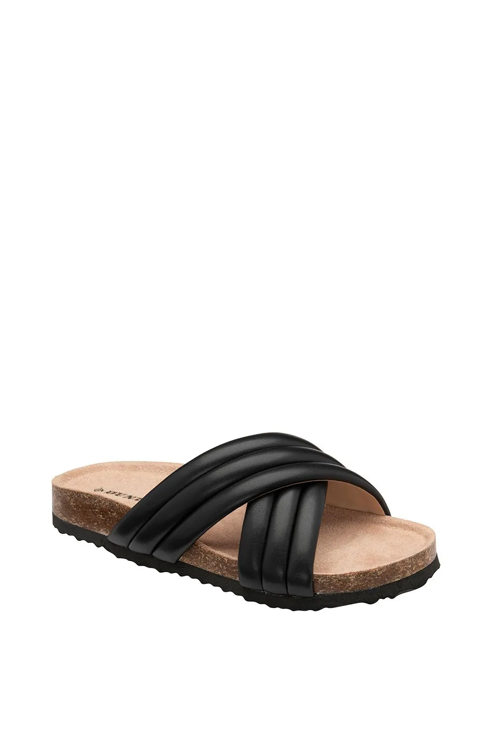 'Lois' Open-Toe Mule Sandals