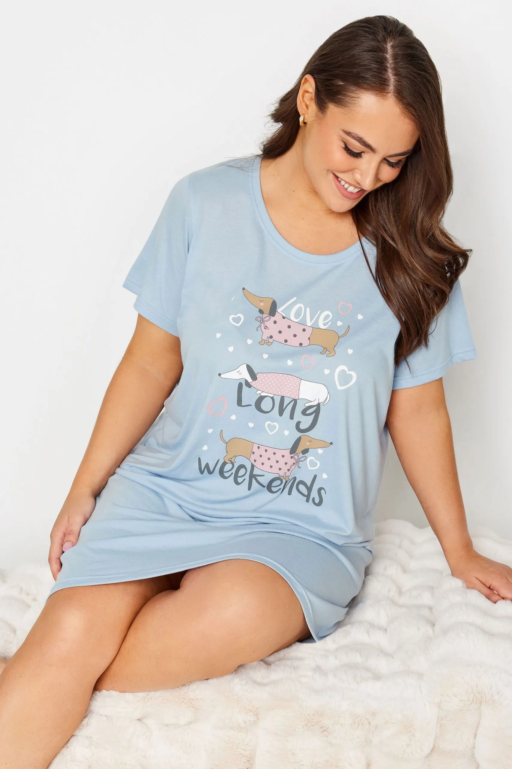 'Long Weekends' Slogan Nightdress