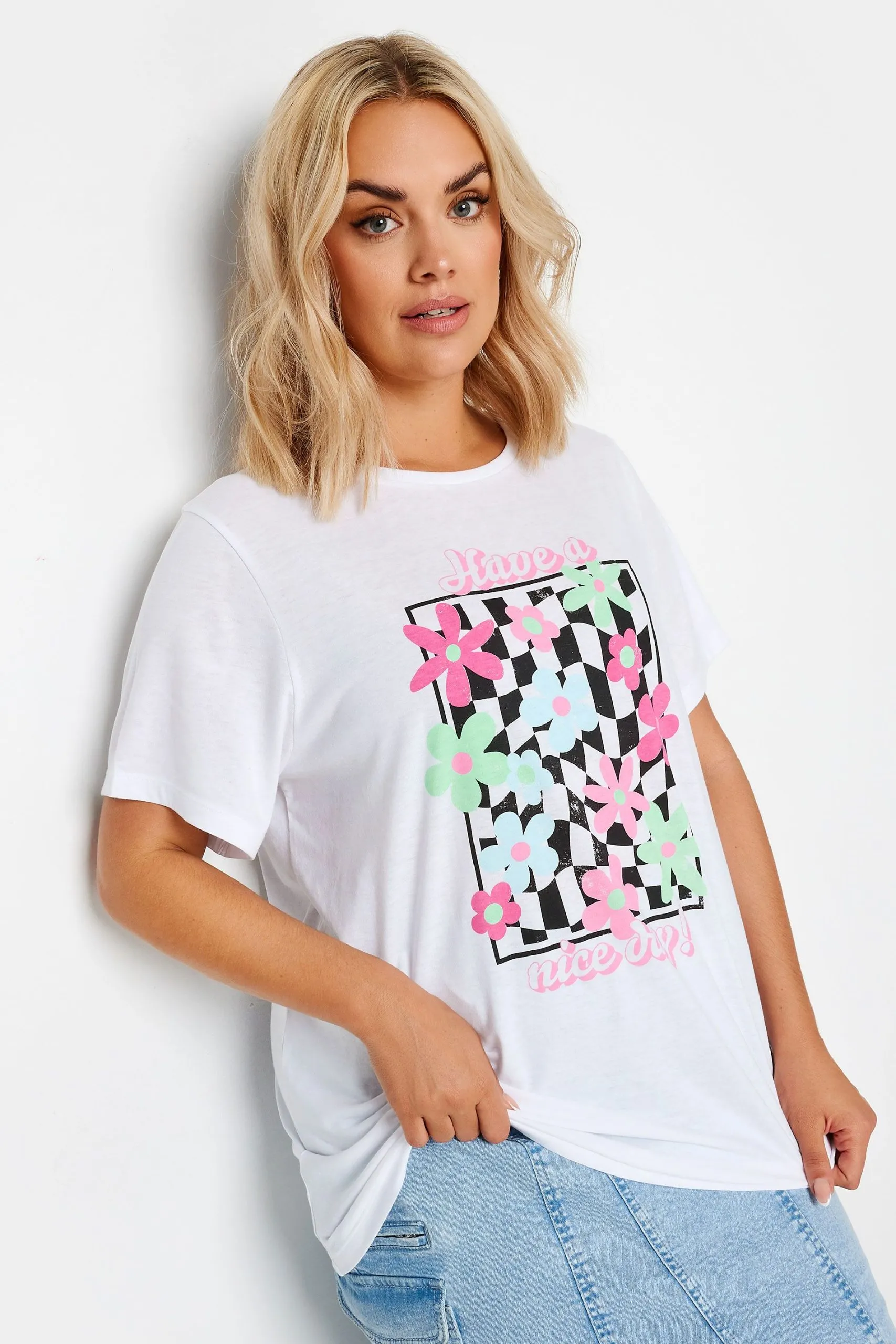 'Have A Nice Day' Slogan T-Shirt