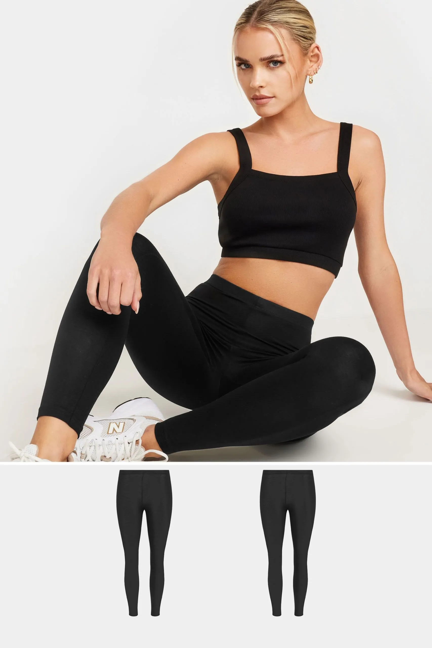 Petite 2 Pack Basic Leggings