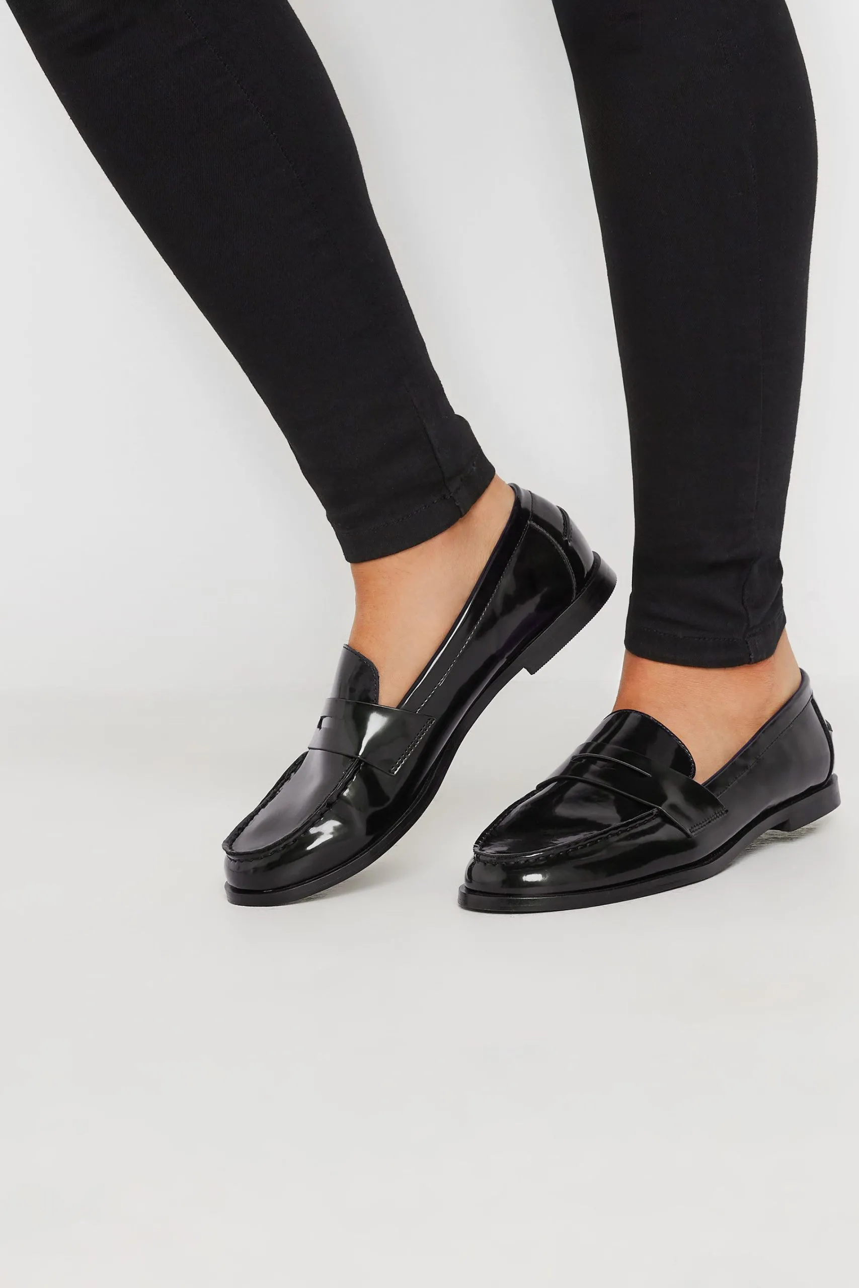 Slip on Style Patent Loafers