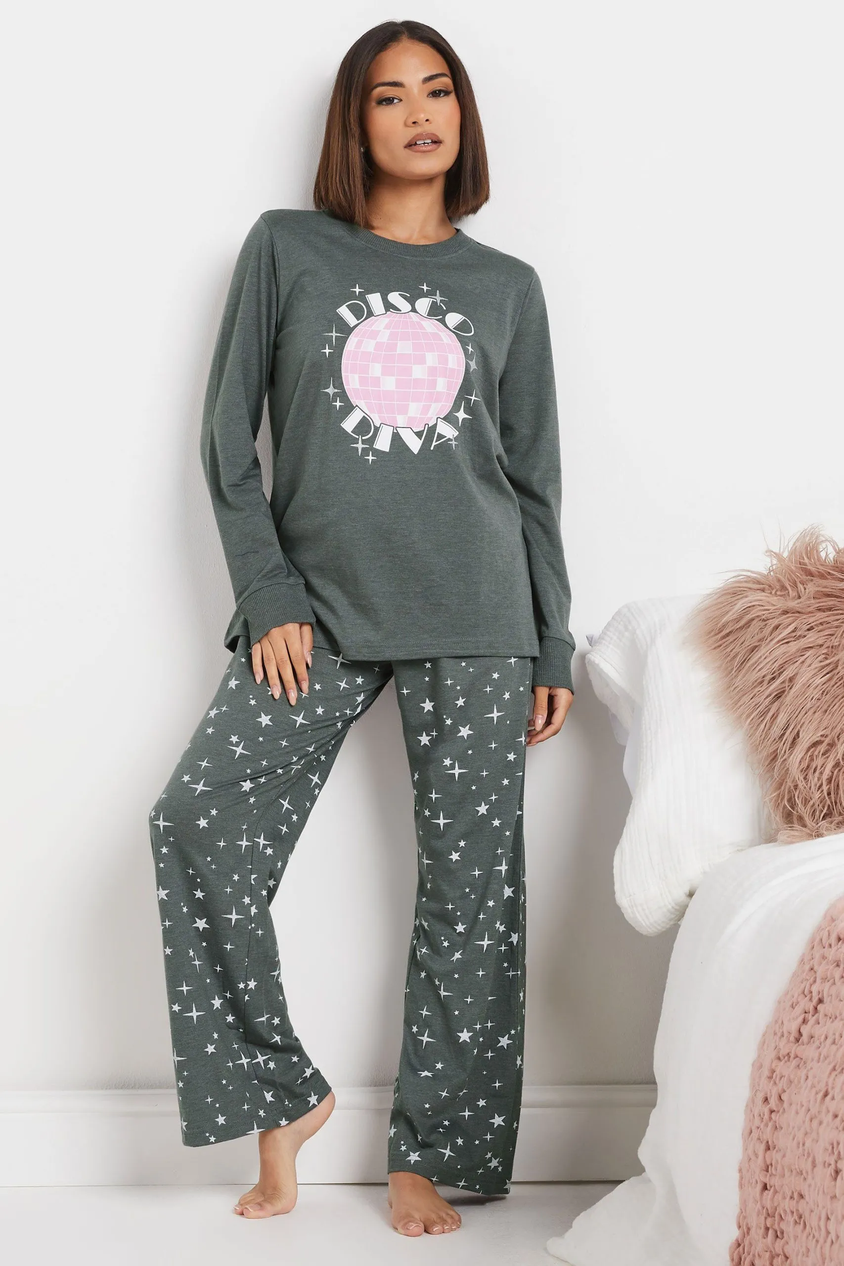 Petite Slogan Pyjama Set
