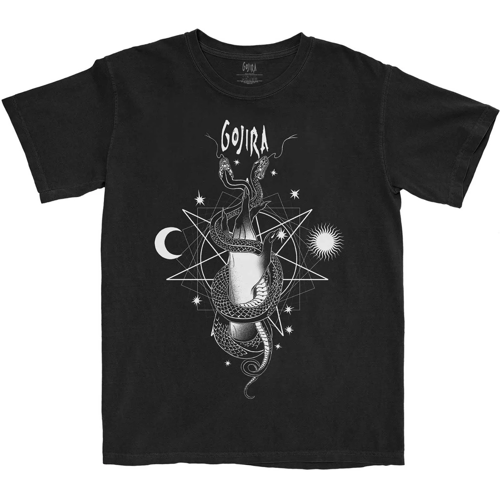 Celestial Snakes Cotton T-Shirt