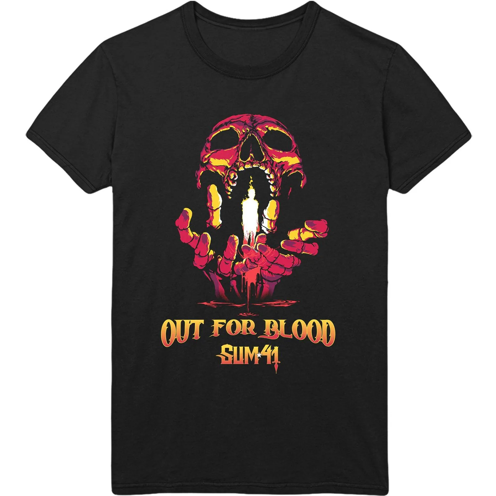 Out For Blood Back Print Cotton T-Shirt