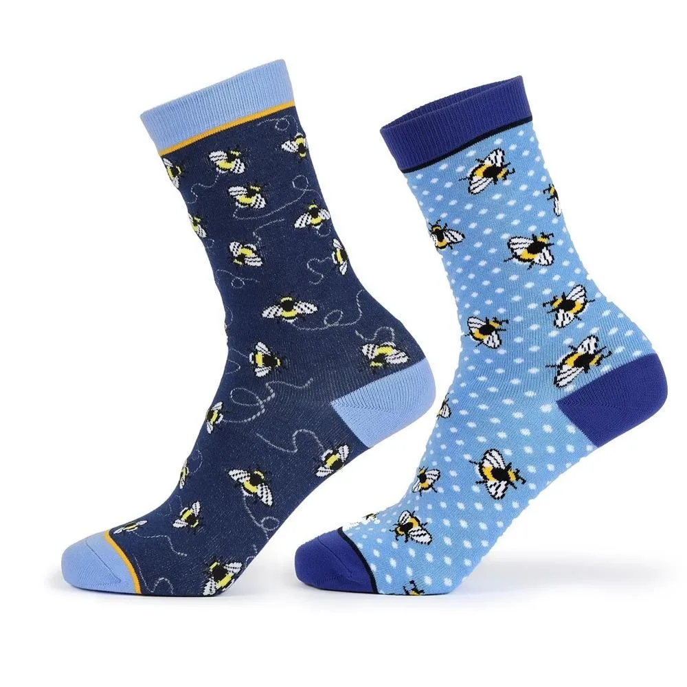 Bee Bamboo Socks Pack of 2
