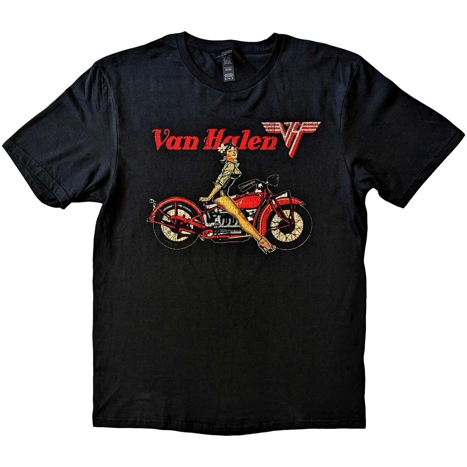 Pinup Motorcycle Cotton T-Shirt