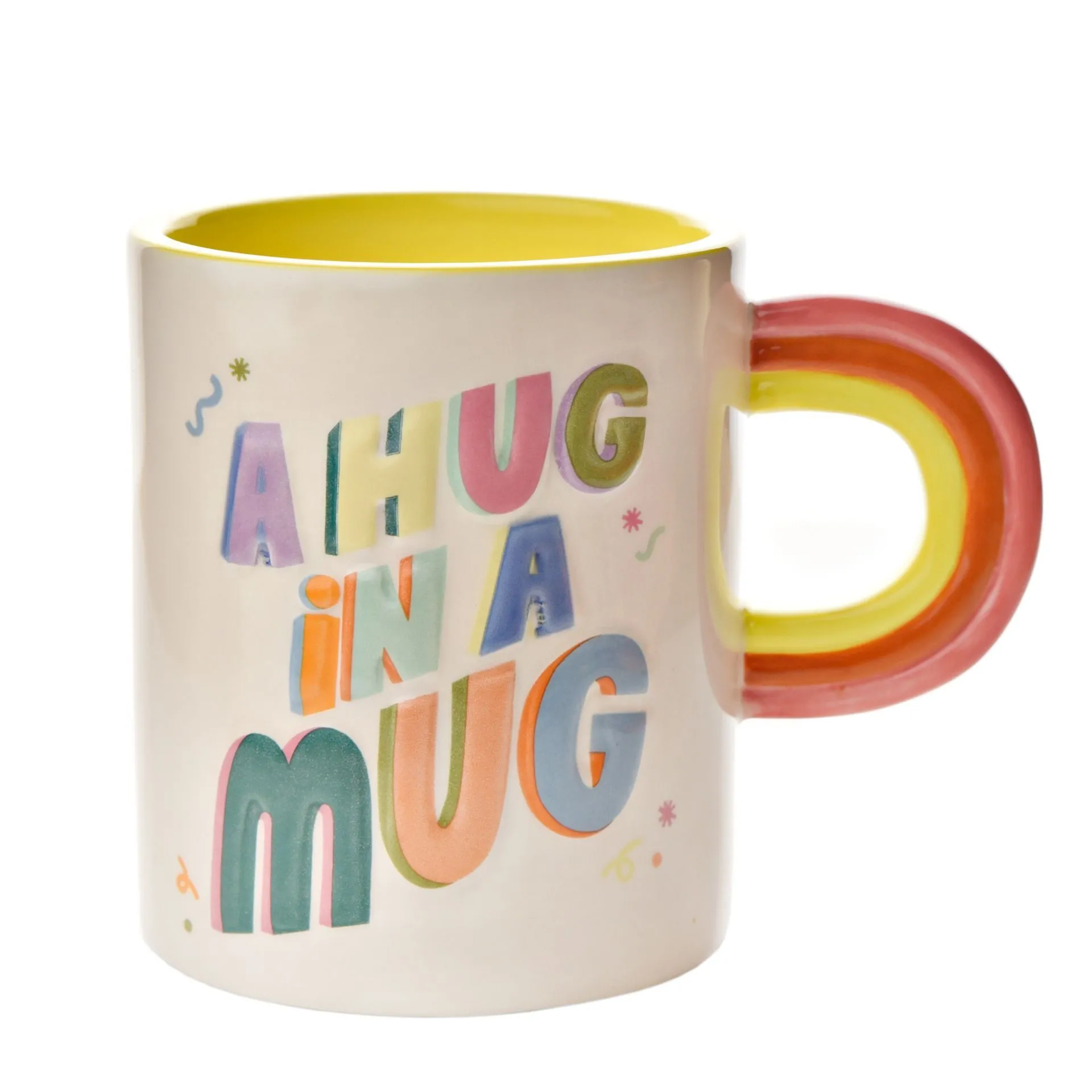 3 D Letter Mug - Hug In A Mug