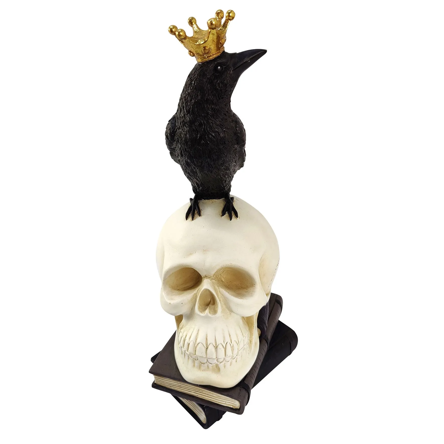 Hocus Pocus Novelties Crow Standing On A Skull