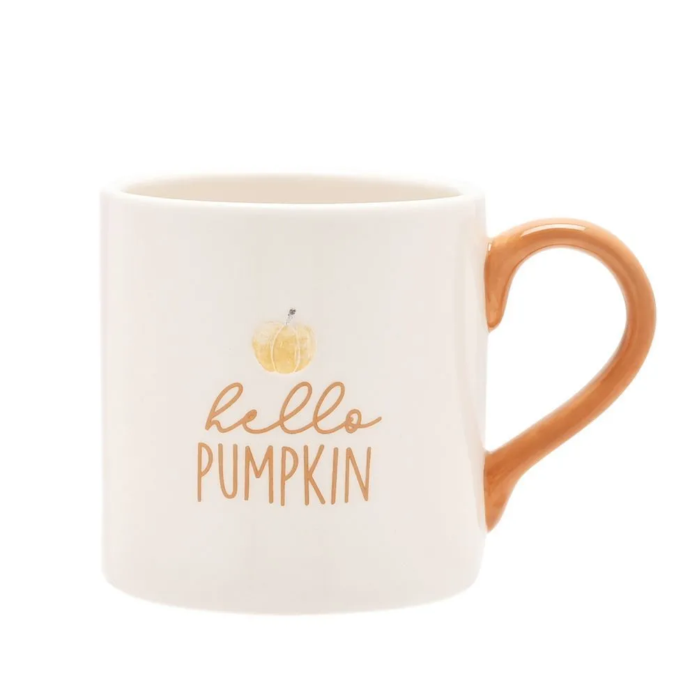 Autumn Harvest Mug 300ml - "Hello Pumpkin"