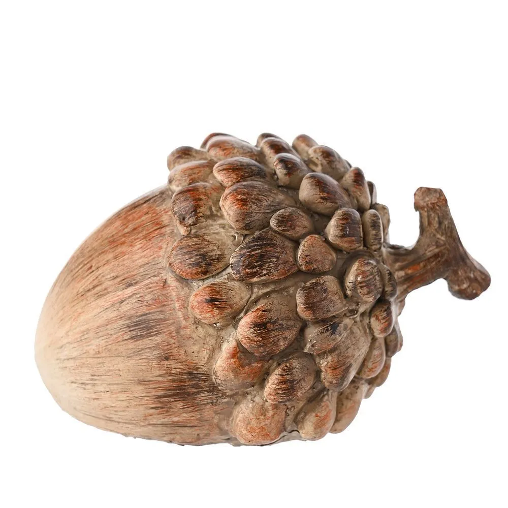 Autumn Harvest Wood Effect Resin Acorn