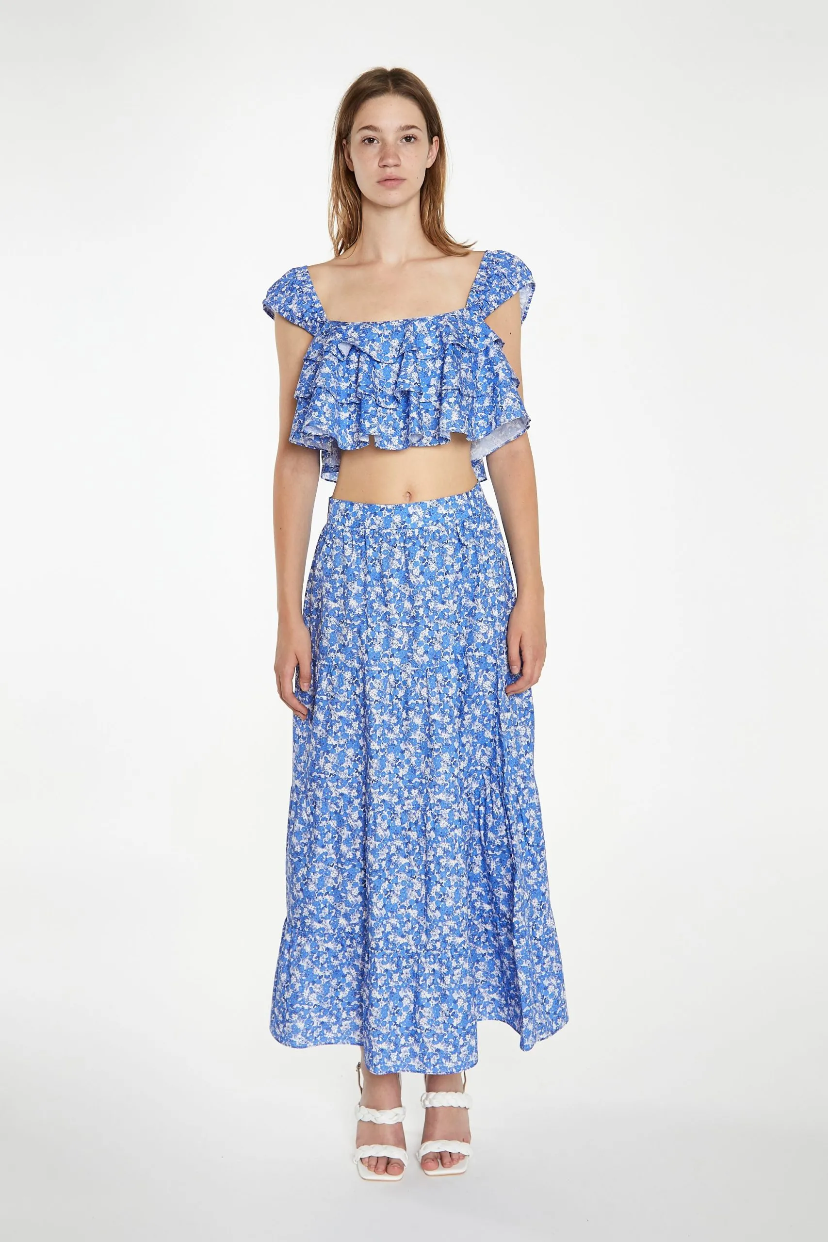 Tiered Maxi Skirt
