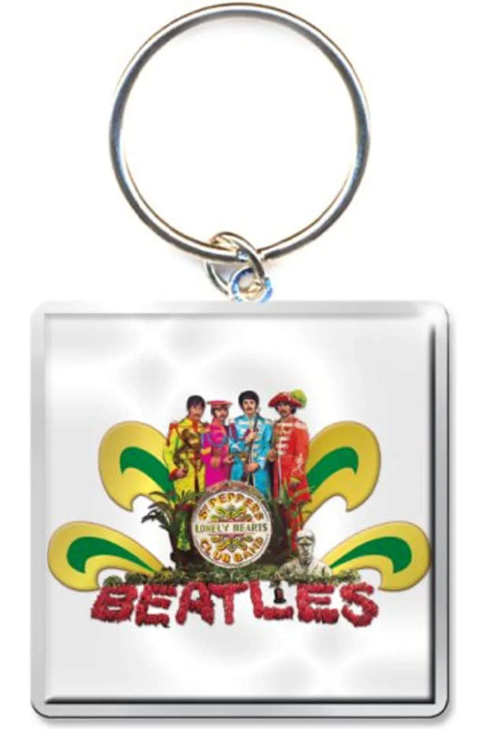 Sgt Pepper Naked Photo Print Keyring