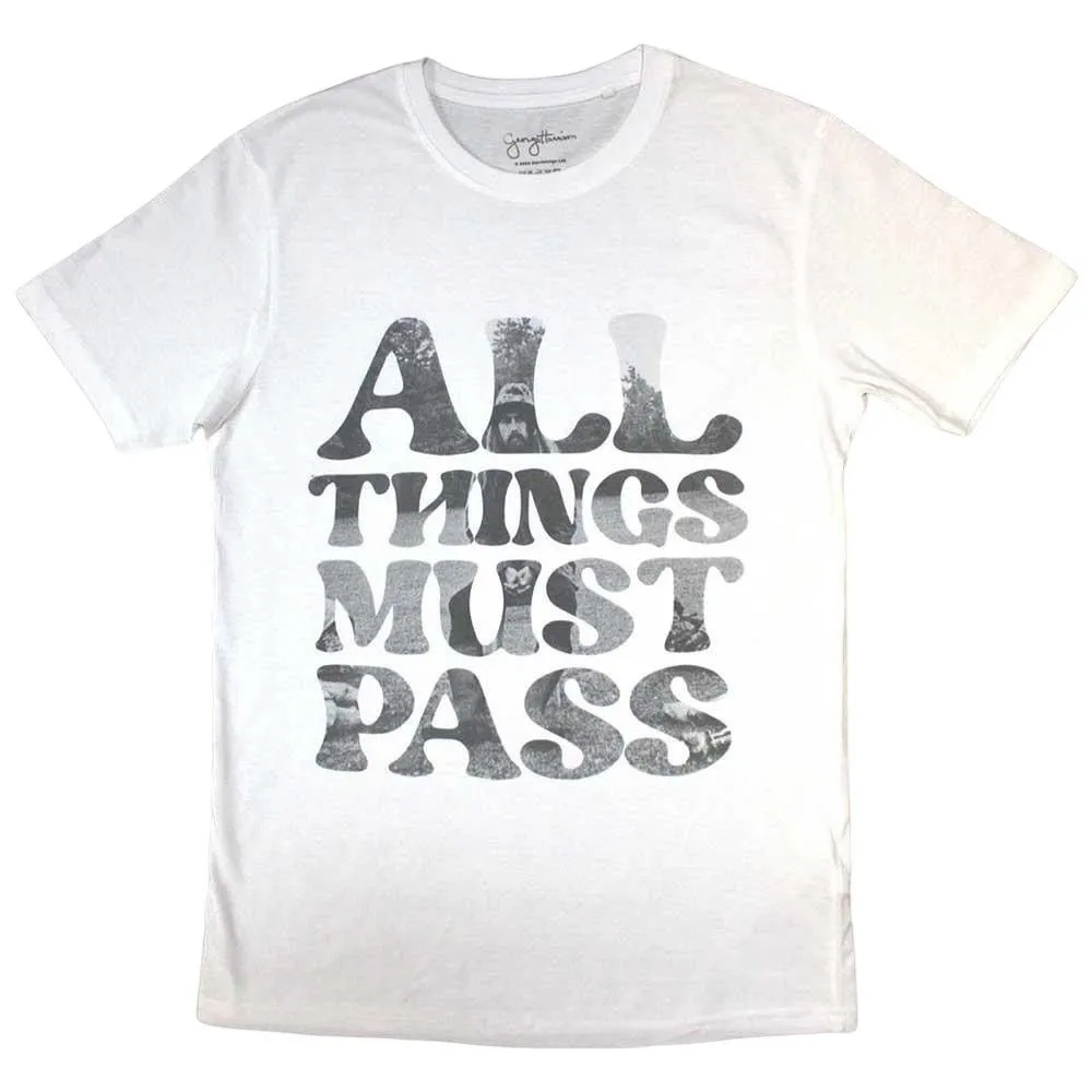 All Things Must Pass Text Infill T-Shirt