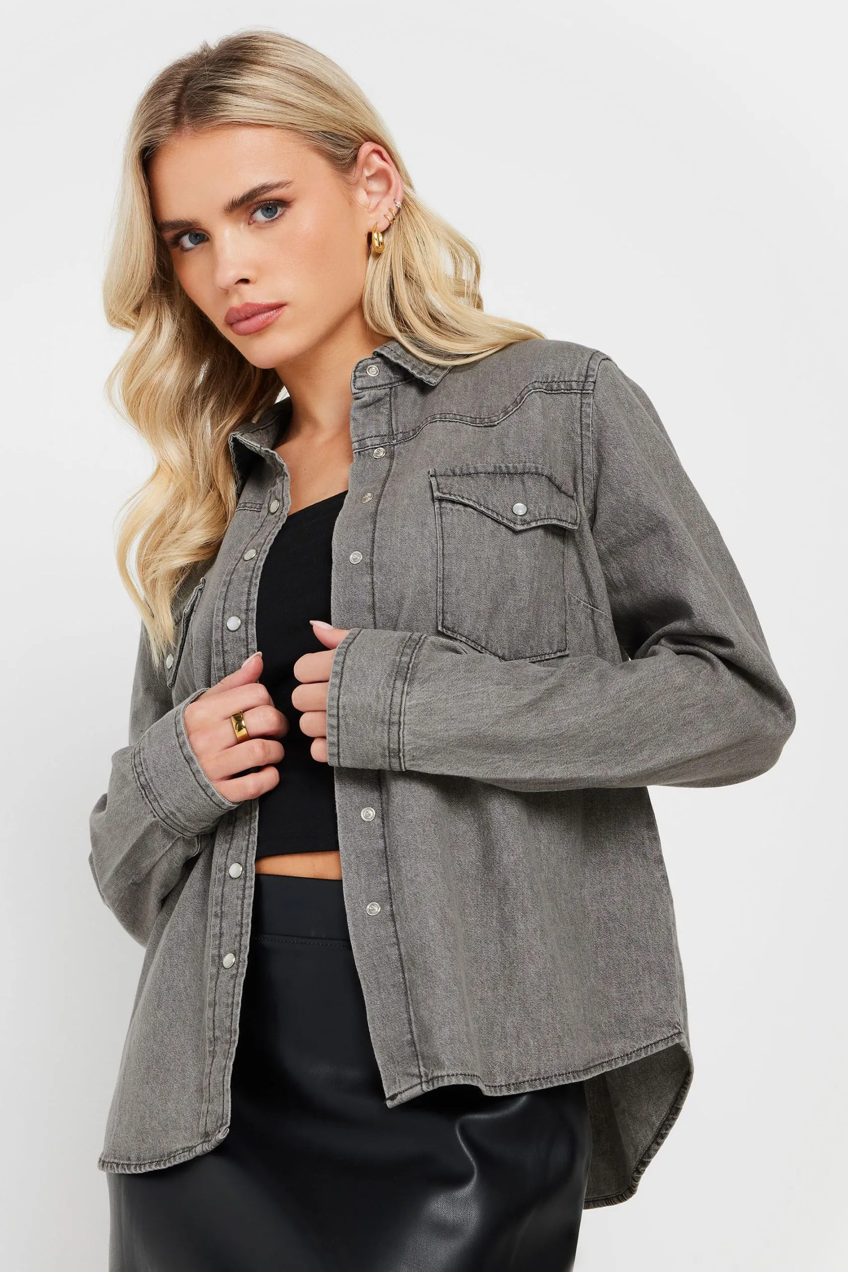 Petite Denim Shirt