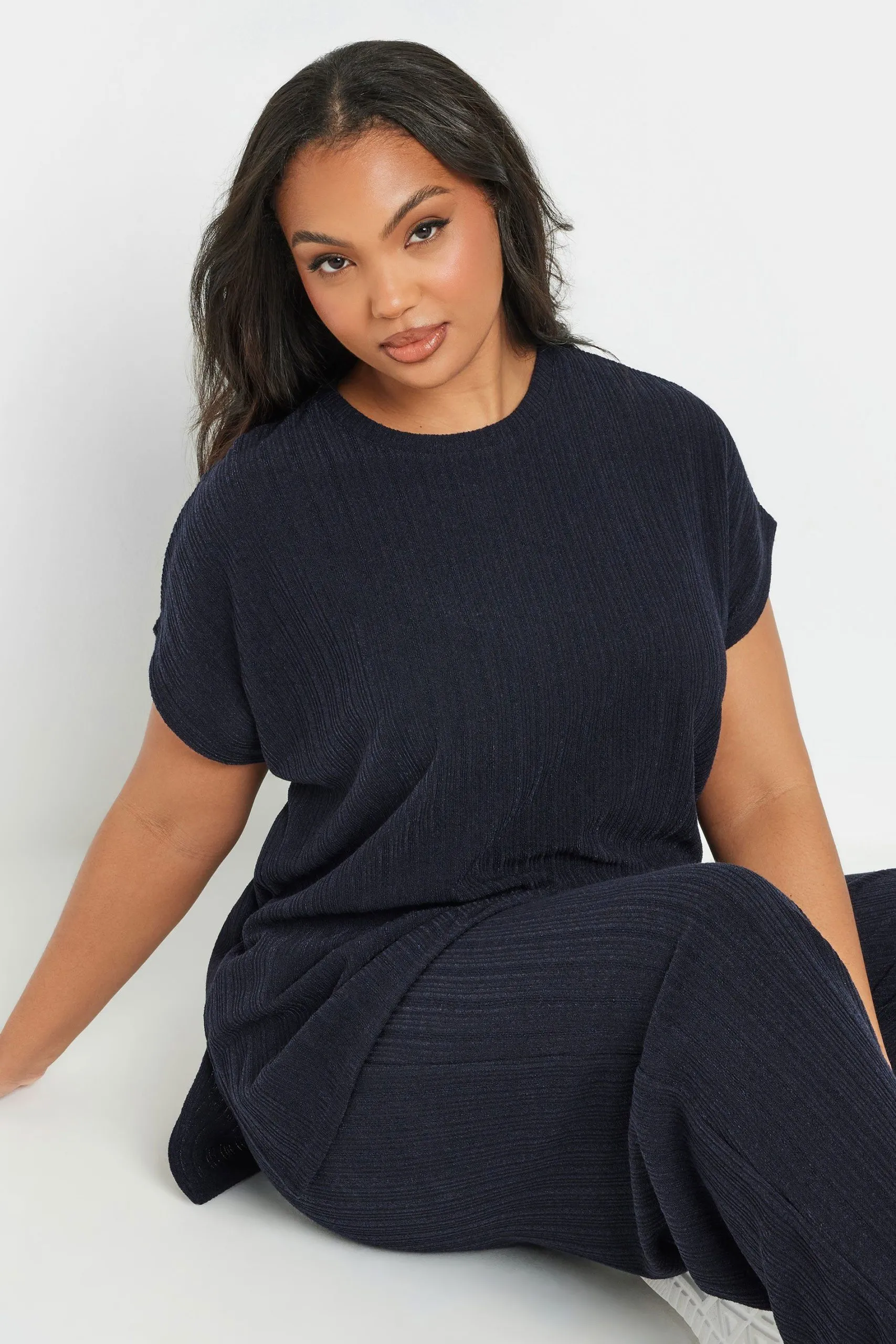 Short Sleeve Knitted T-Shirt