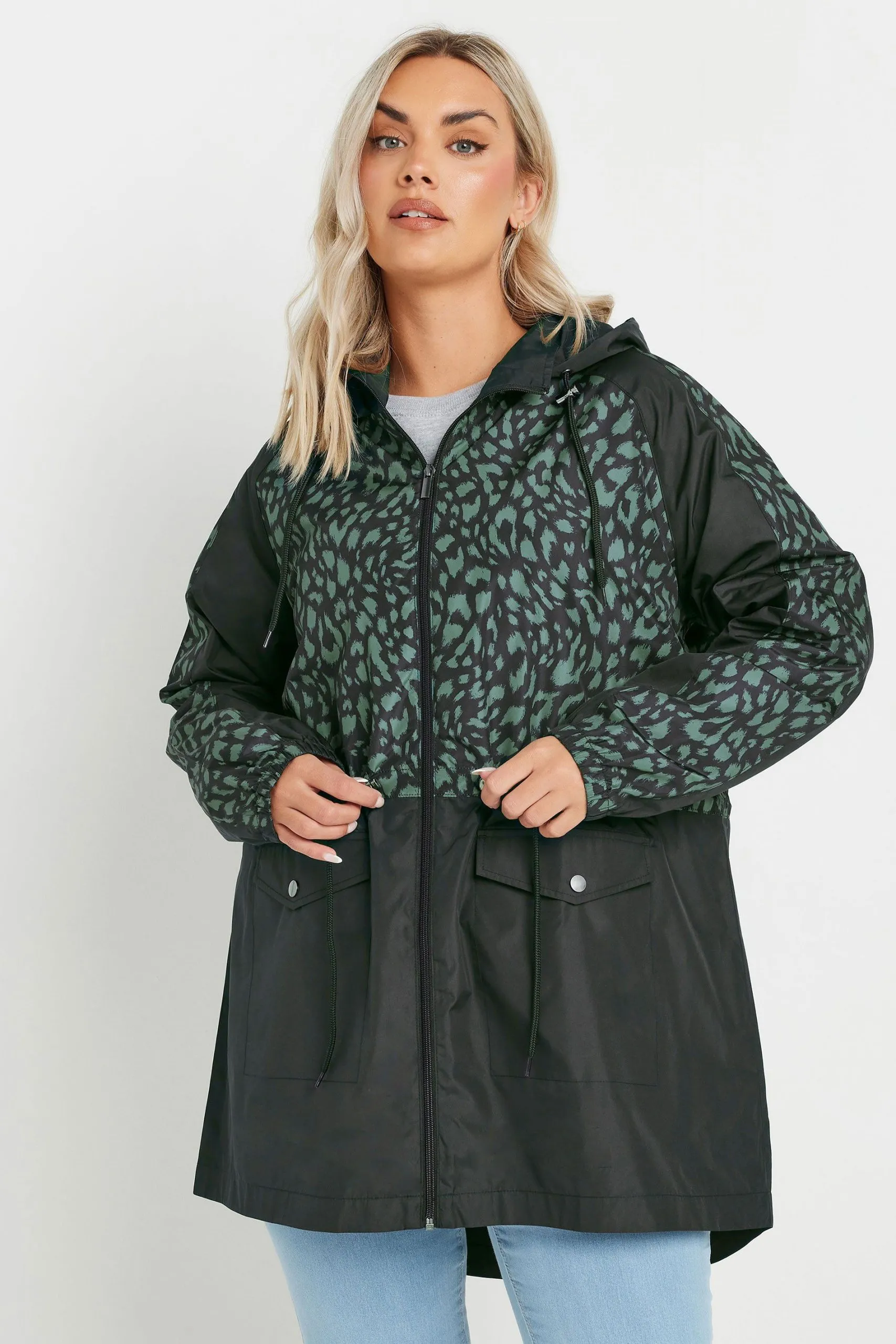 Colourblock Lightweight Parka Jacket