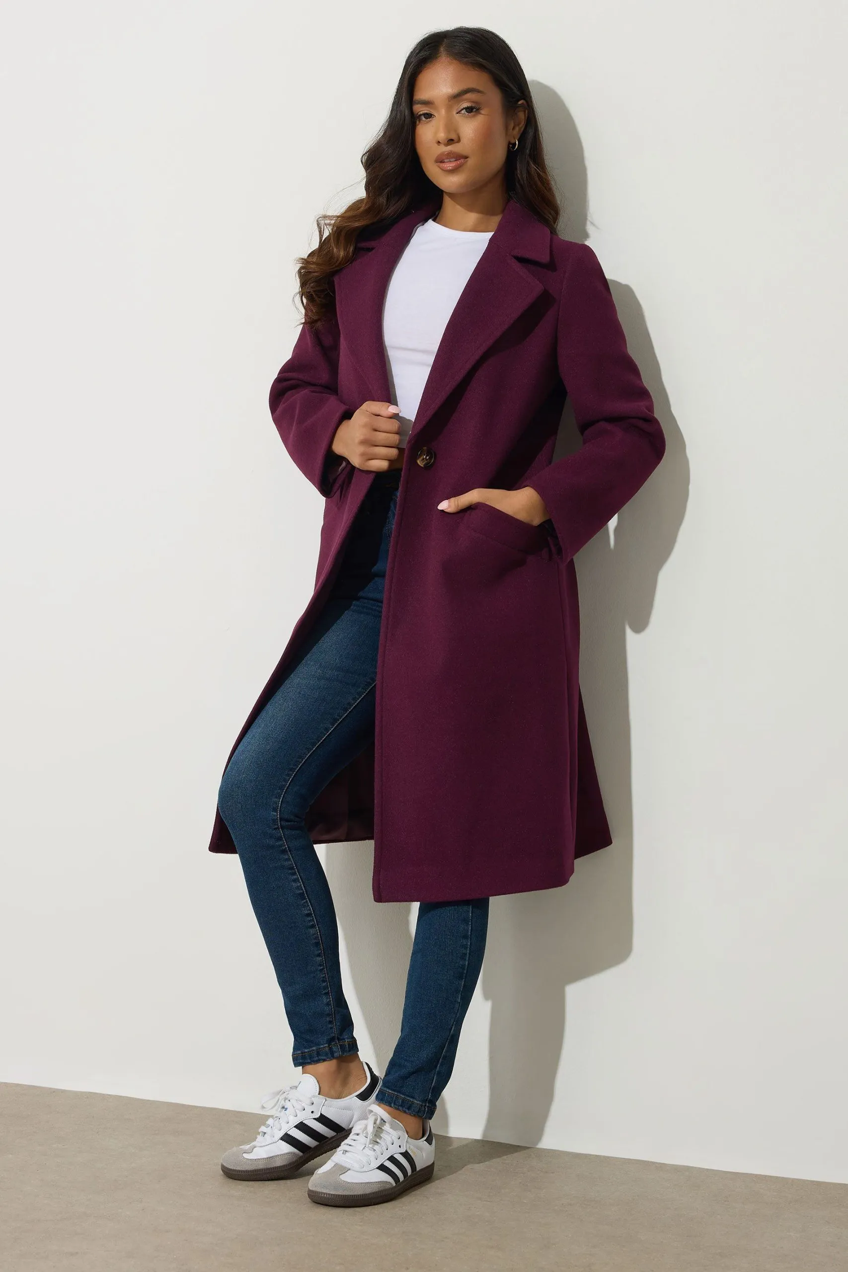 Petite Longline Formal Coat