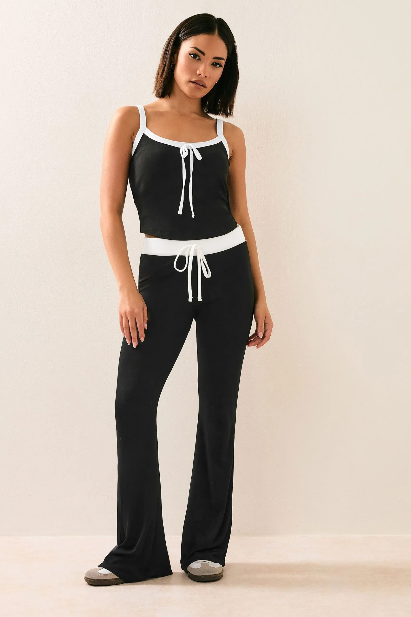 Petite Flared Trousers