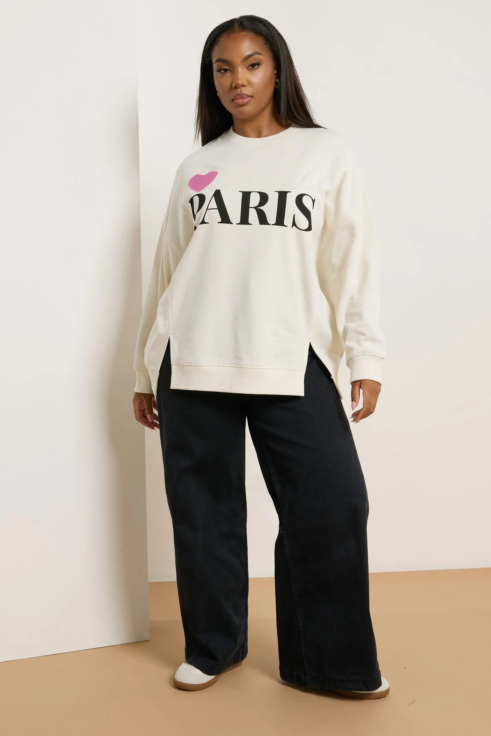 'Paris' Heart Sweatshirt