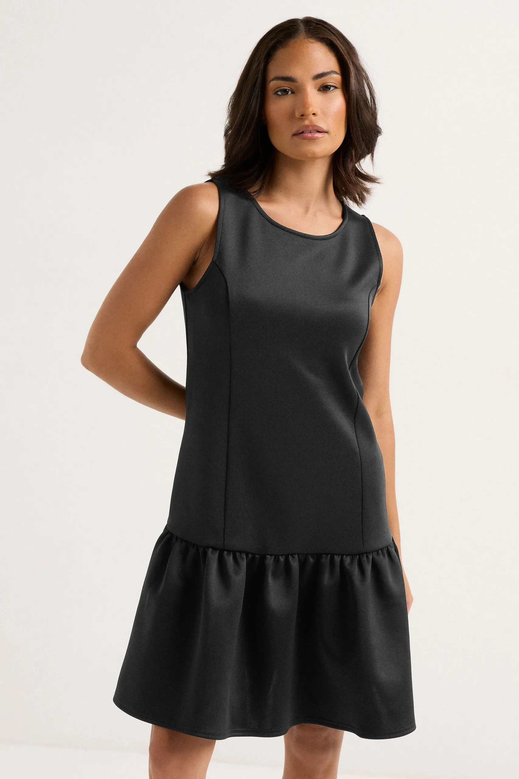 Petite Scuba Mini Dress