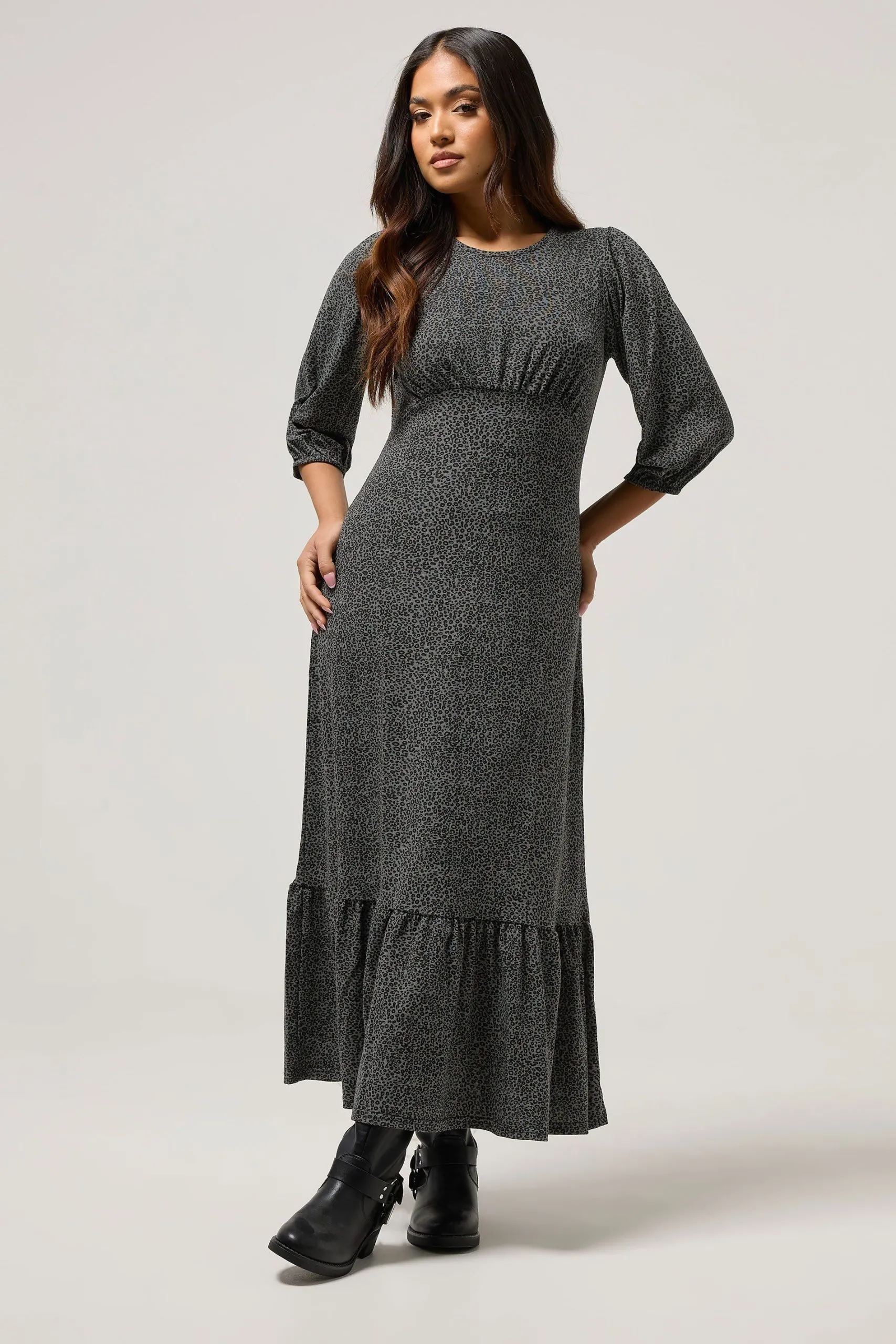 Petite Animal Print Dress