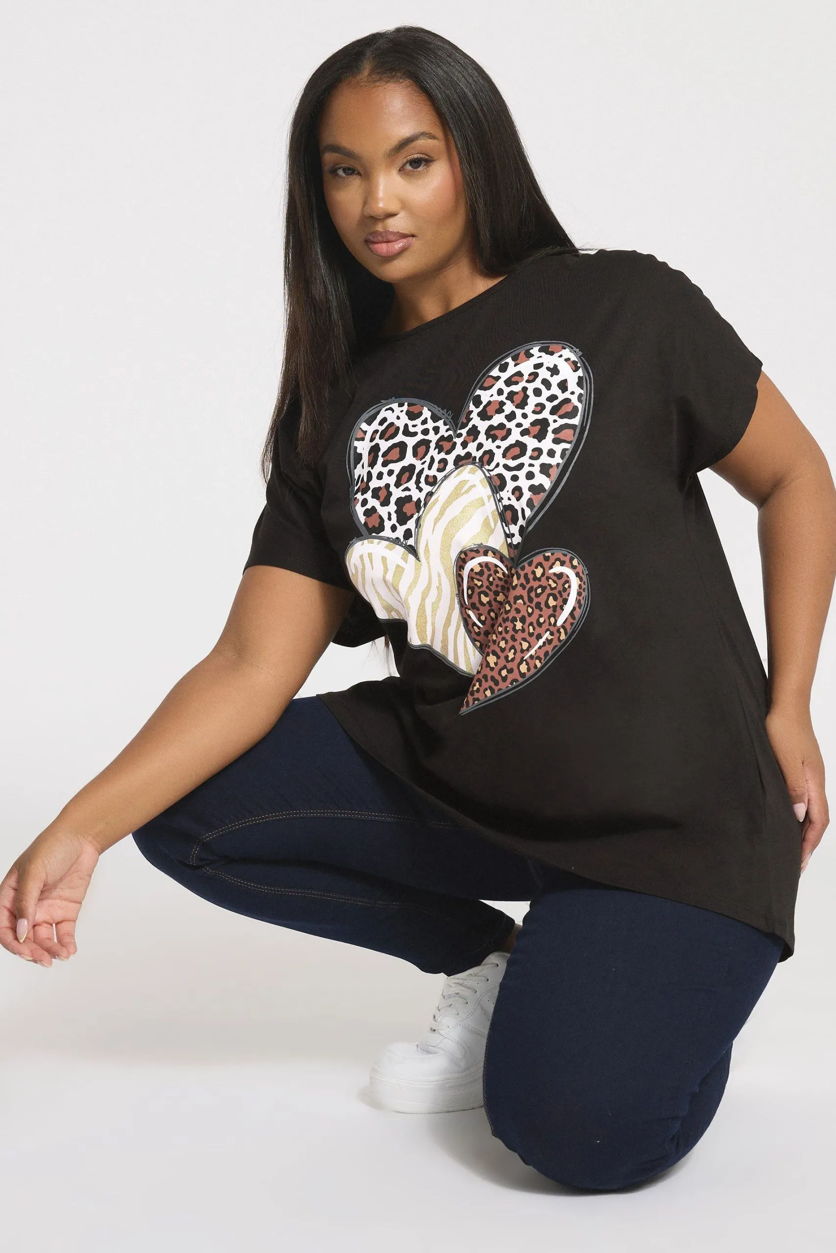 Animal Heart Graphic T-Shirt