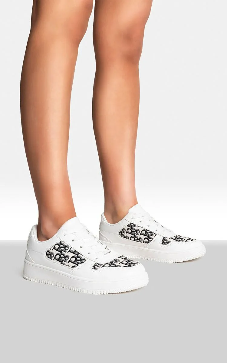 Raina Lace Up Platform Trainers