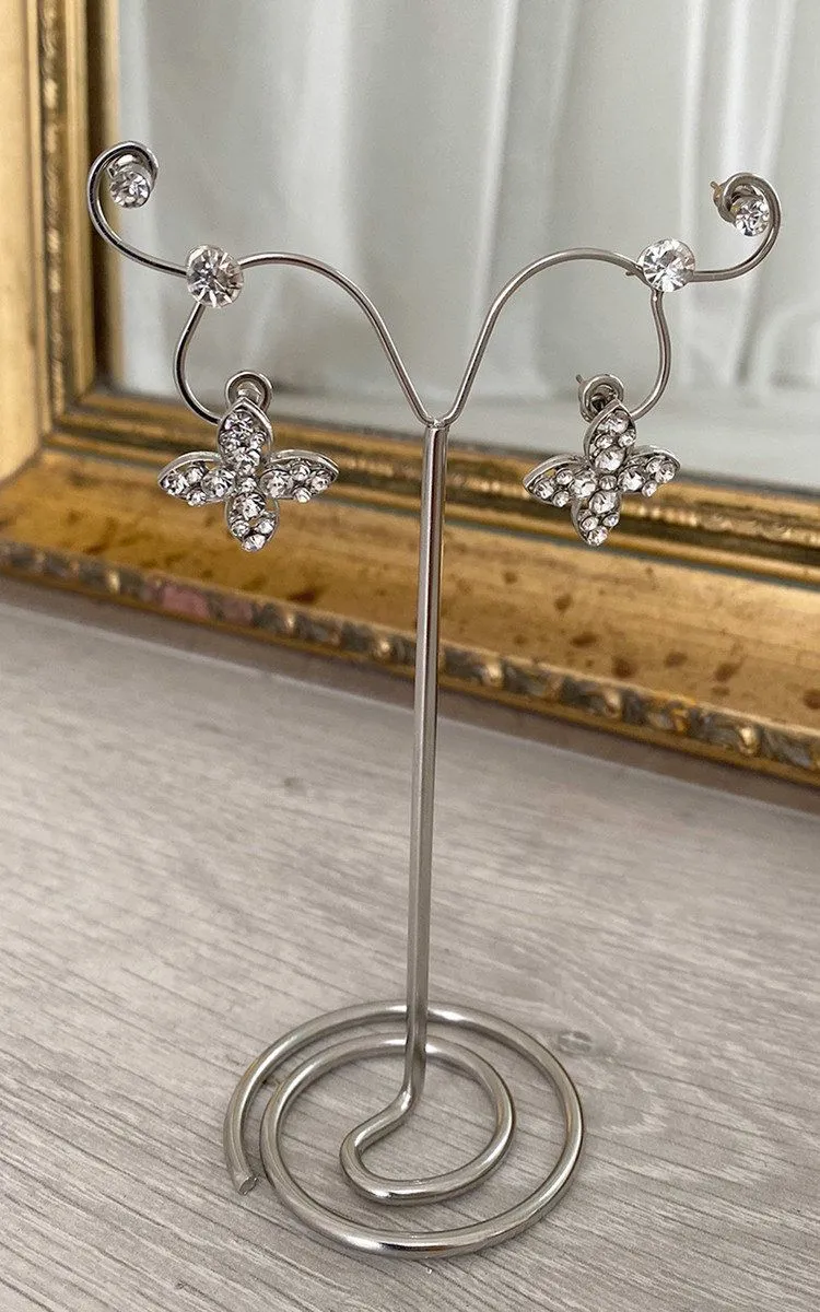 Maia Floral Embellished Earrings