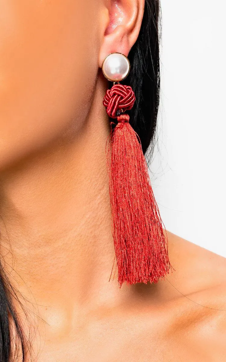 Lolita Tassel Drop Earrings