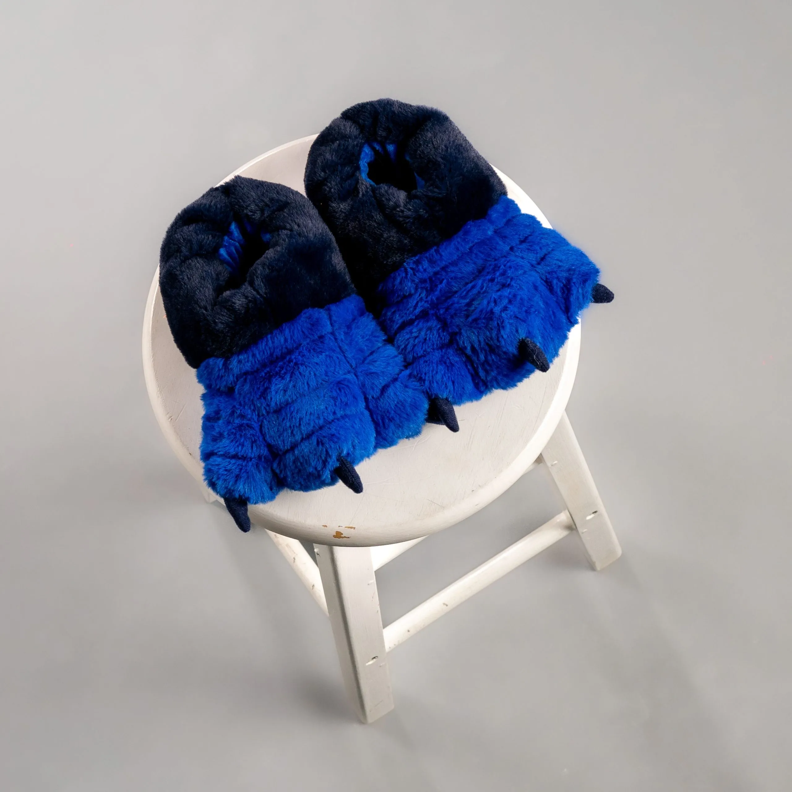 Monster Faux Fur Slippers