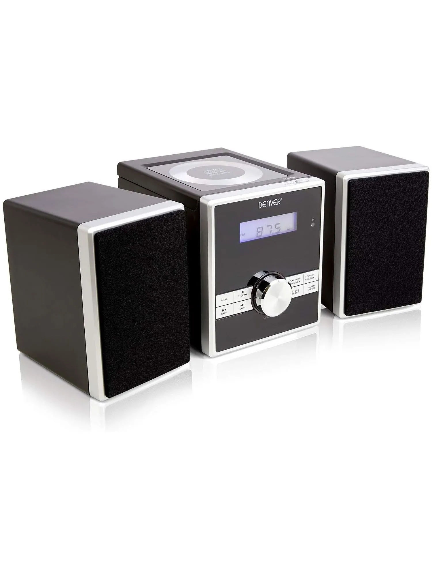 Mini HiFi System CD Player For Home With Speakers - CD Micro System Mains Operated with FM Radio