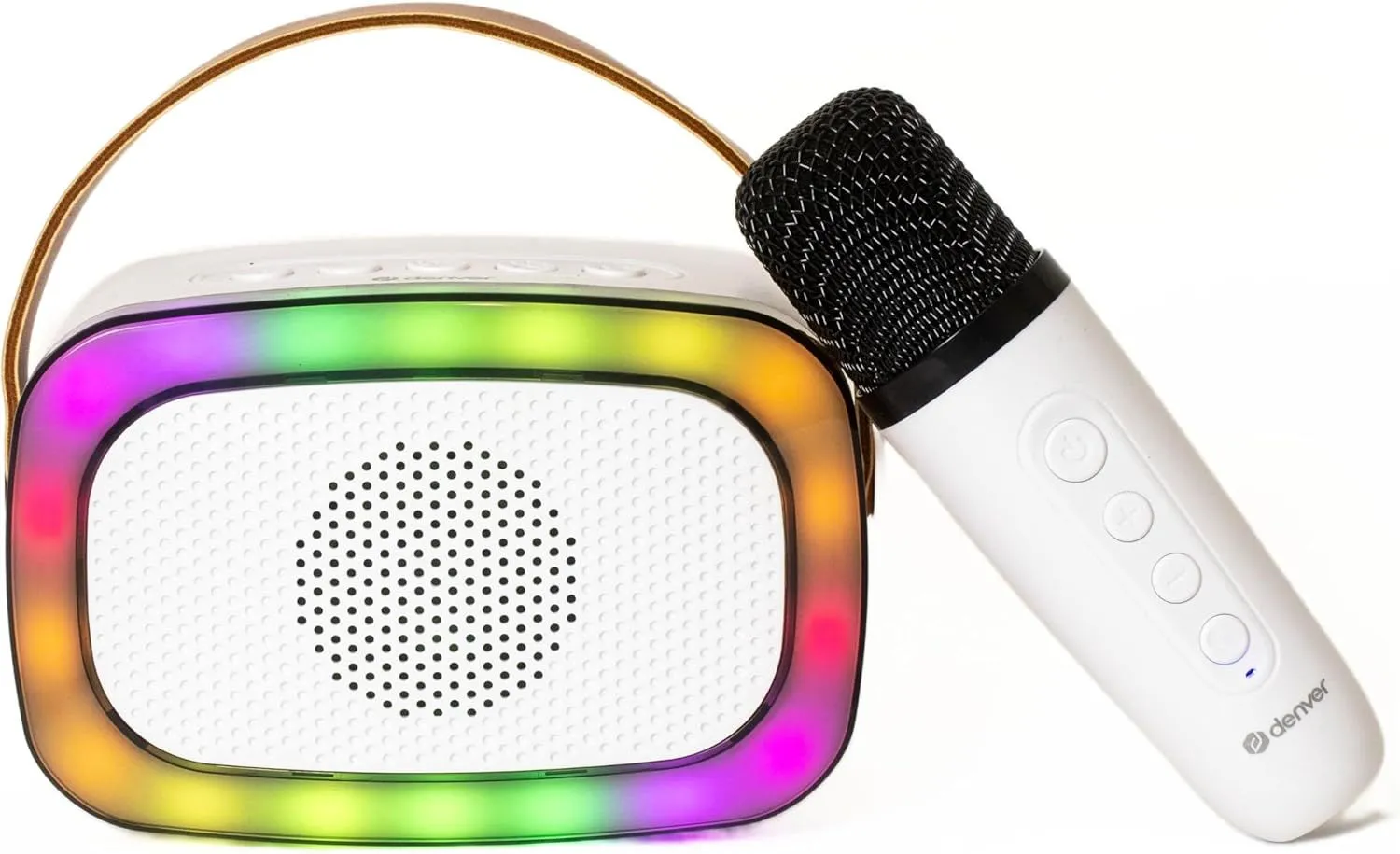 Portable Karaoke Bluetooth Speaker-6 Voice Effects,USB,Micro SD,AUX In