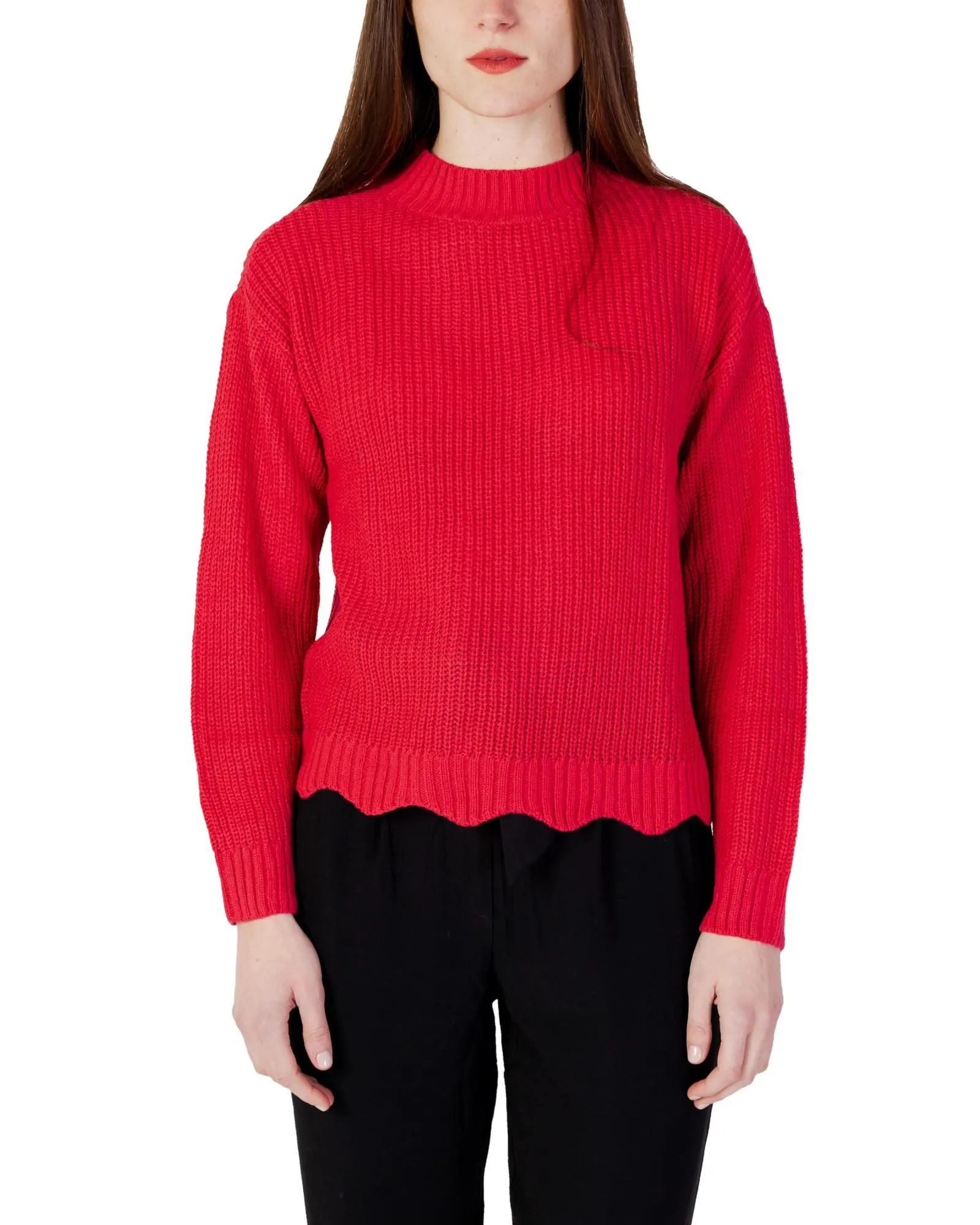 Knitwear with Long Sleeves and Round Neck