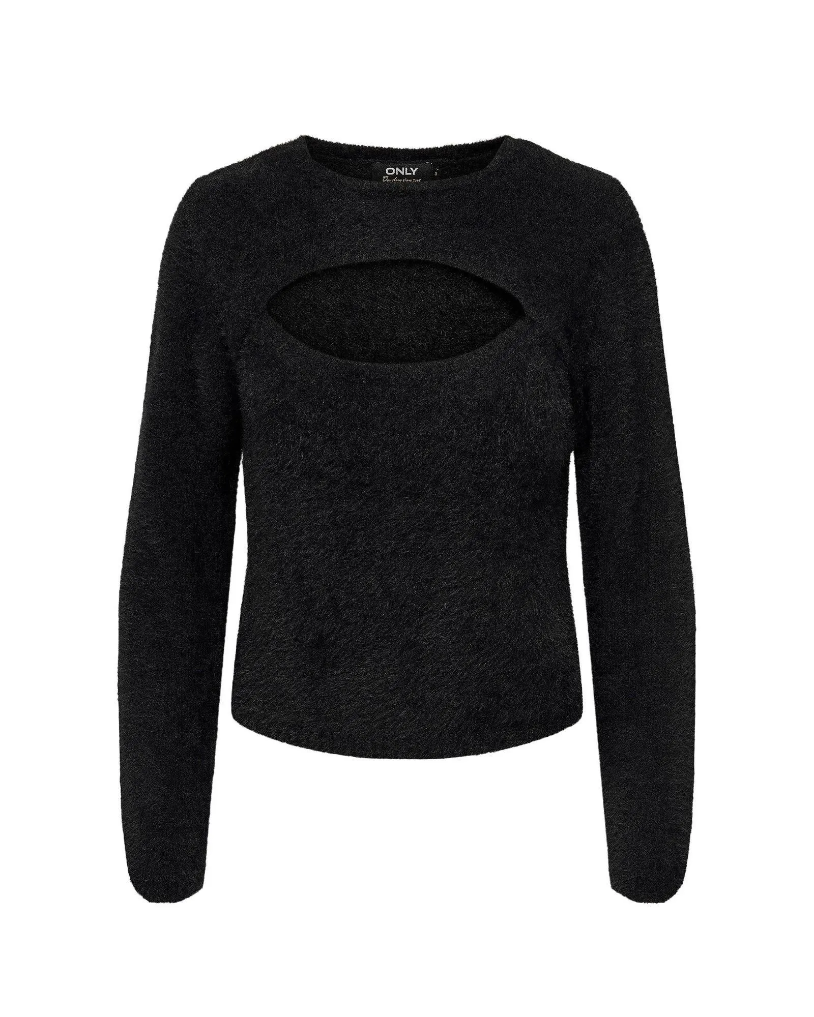 Plain Long Sleeve Knit Sweater