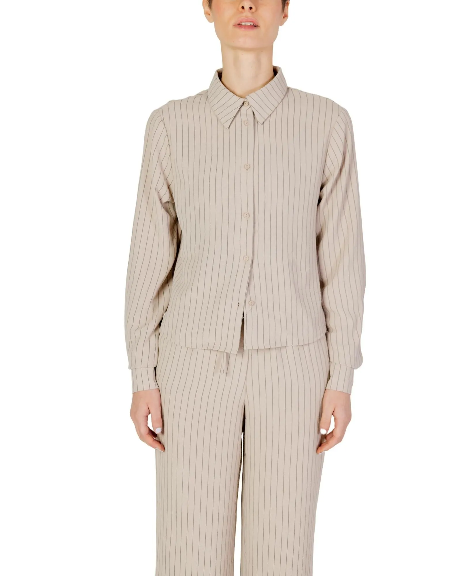 Pinstripe Long Sleeve Shirt