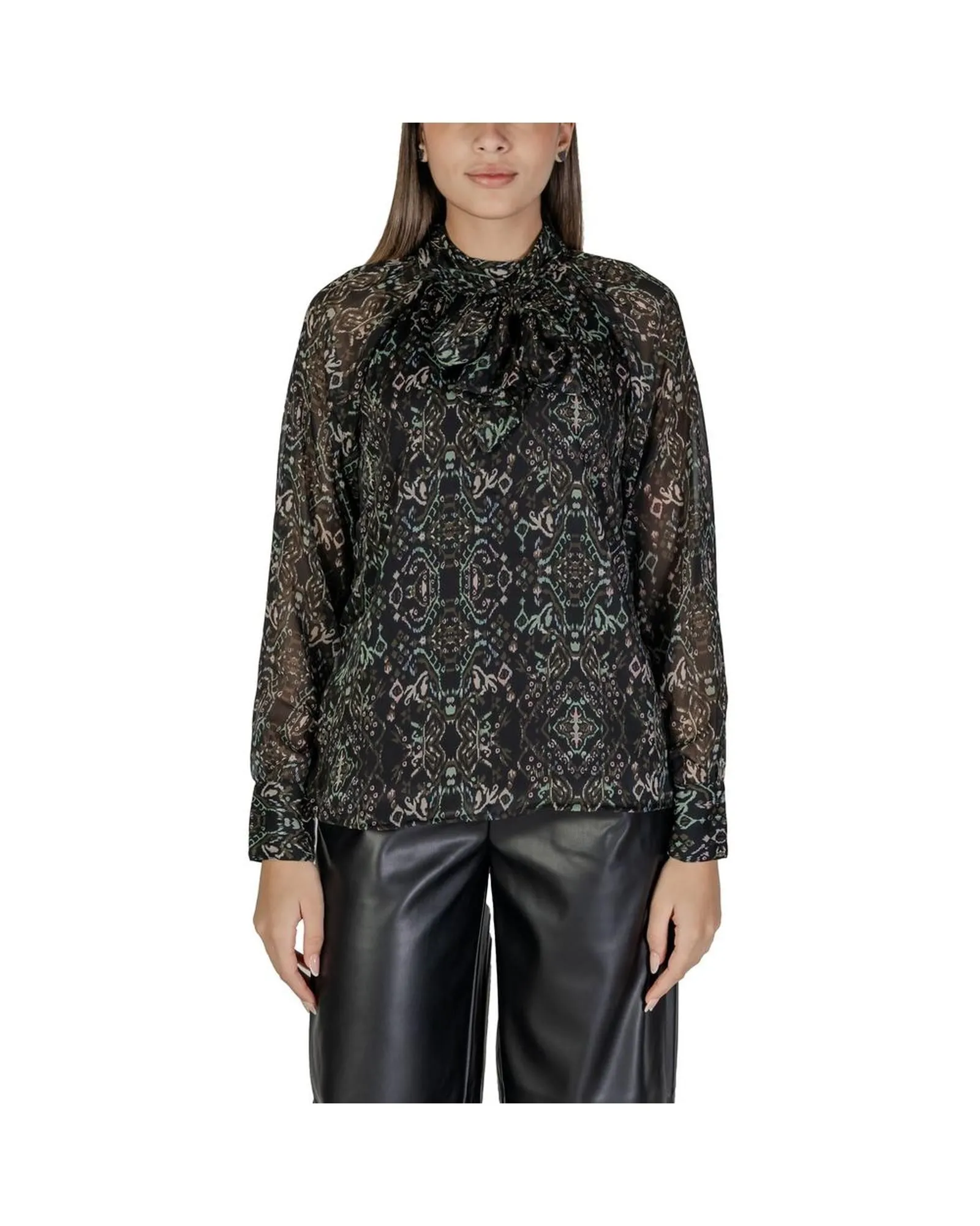 Printed Blouse Model ON15731900009- Black Shirts