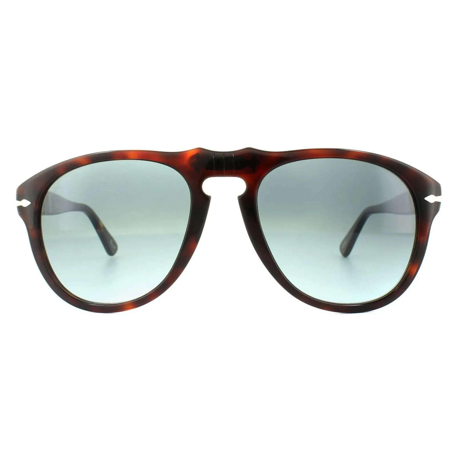 Aviator Dark Havana Light Blue Gradient Sunglasses