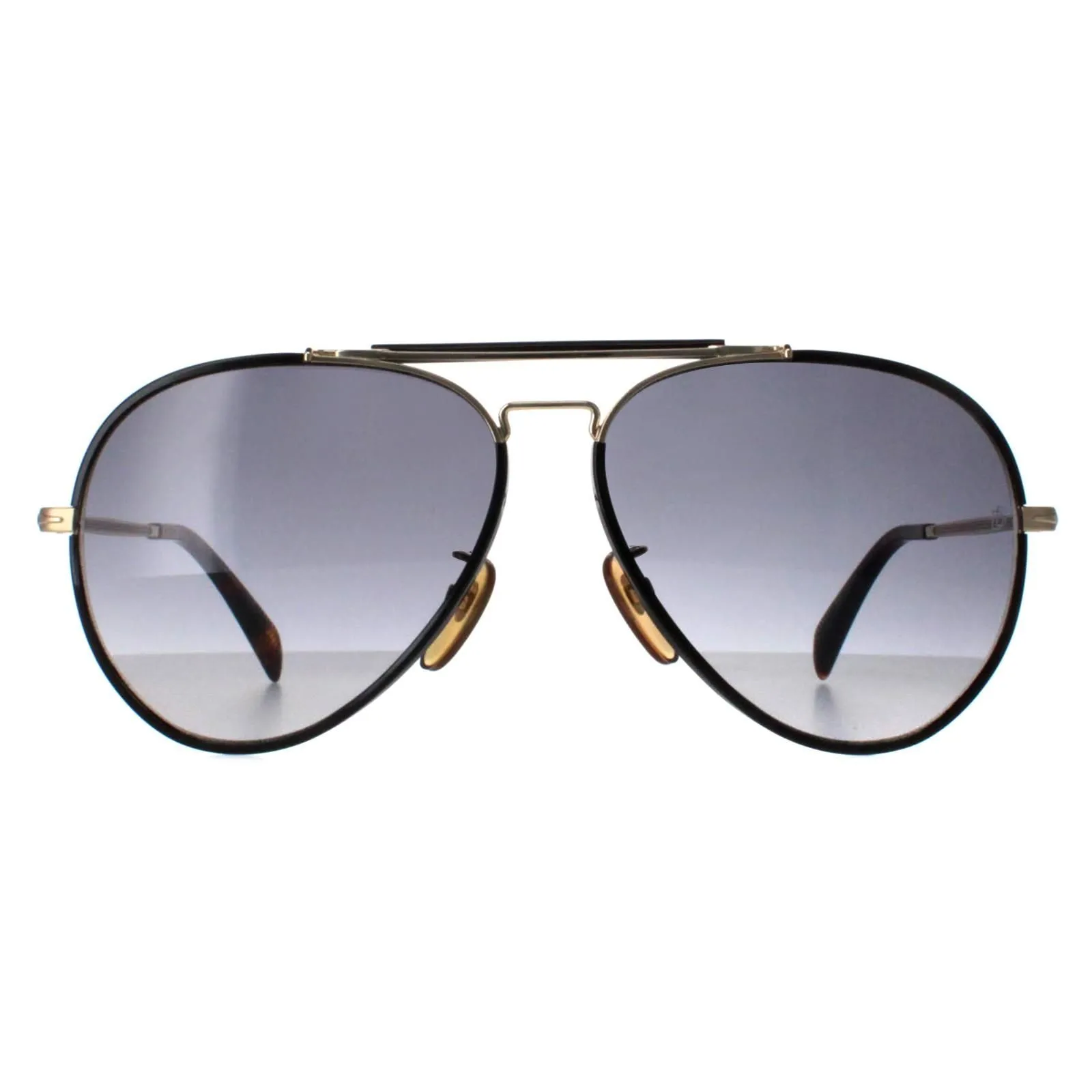 Aviator Black Gold Grey Gradient DB7003/S