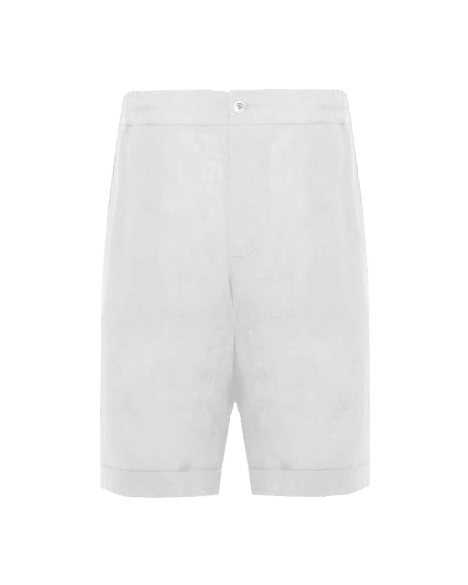Linen Shorts Casual Relaxed- White
