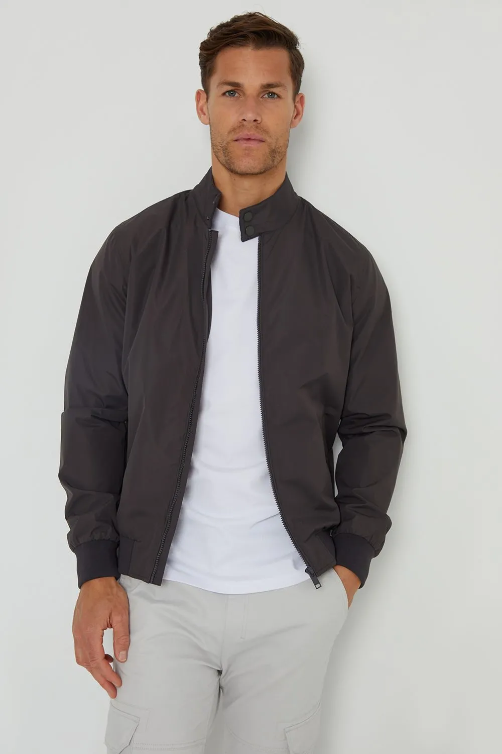 'Harrogate' Showerproof Harrington Jacket