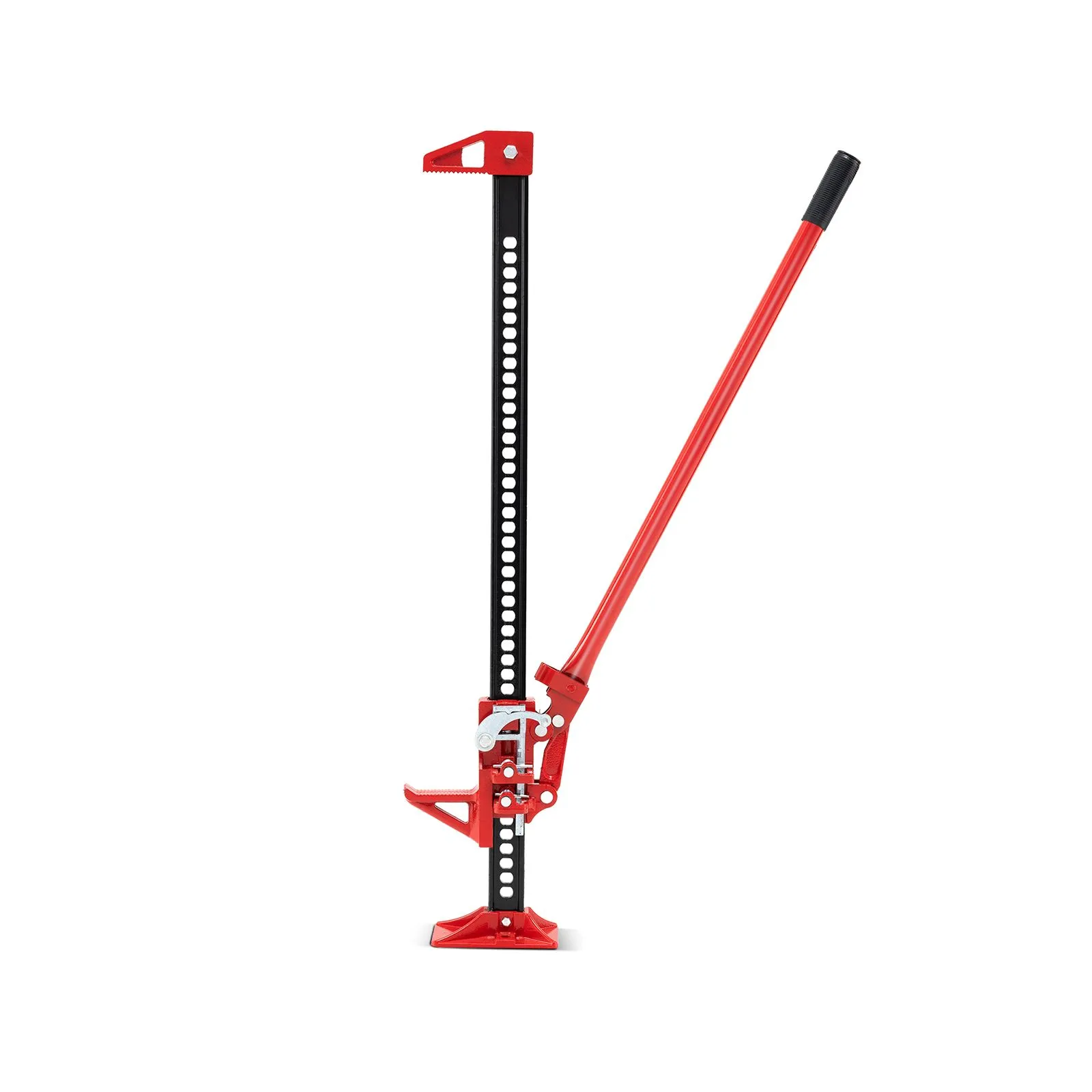112 cm Farm Jack Ratcheting Off Road Utility Jack 3000kg Capacity-Red
