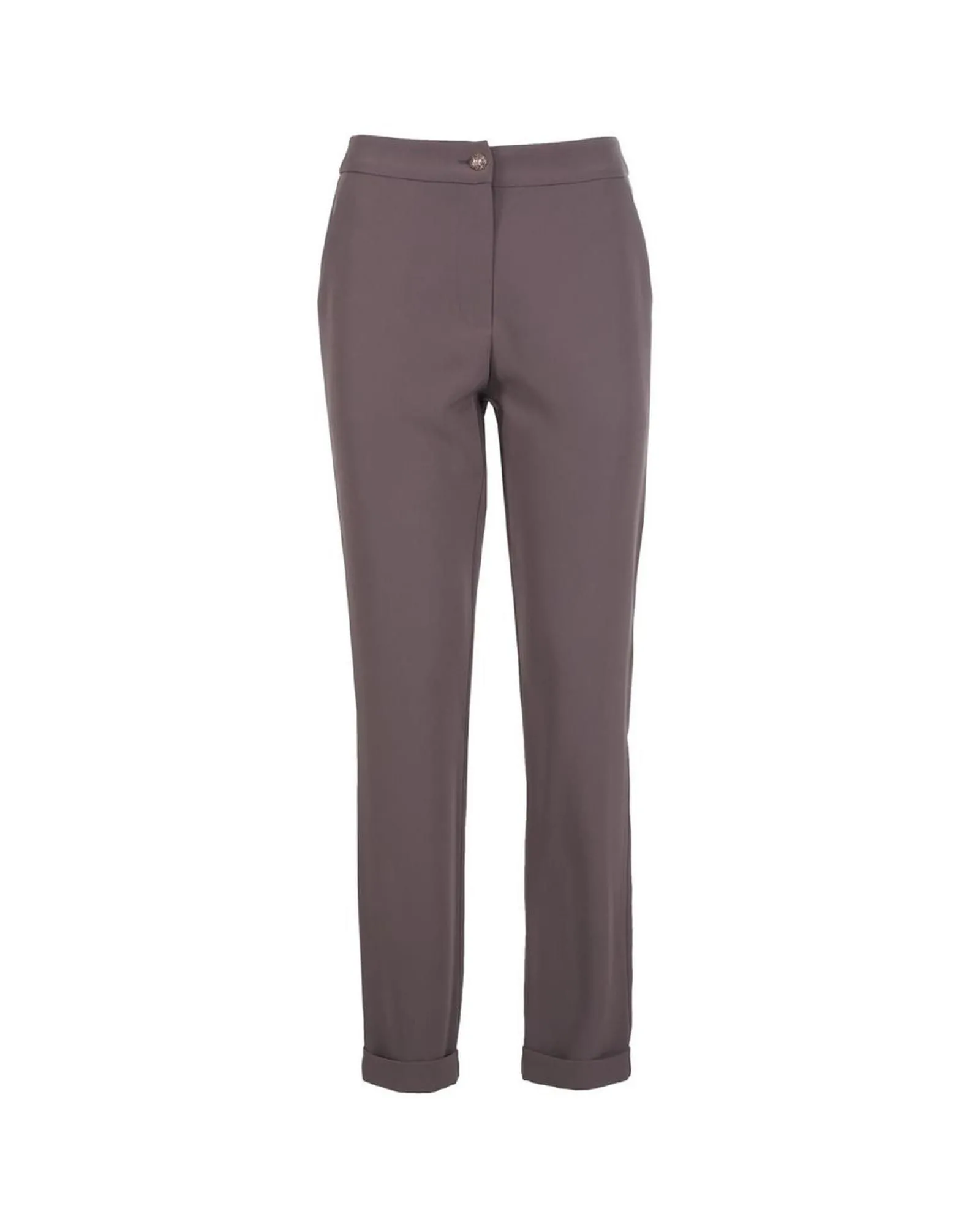 Straight Leg Trousers- Gray Jeans