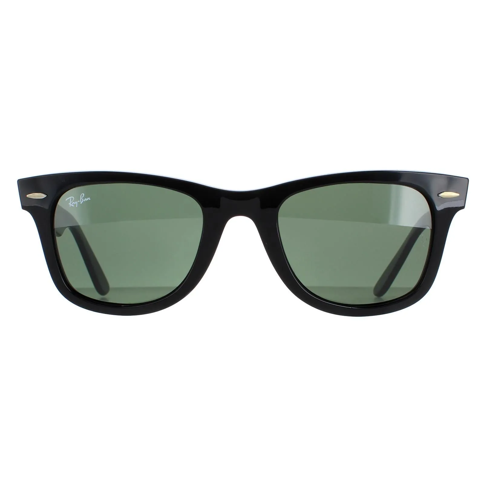 Rectangle Black Green Sunglasses