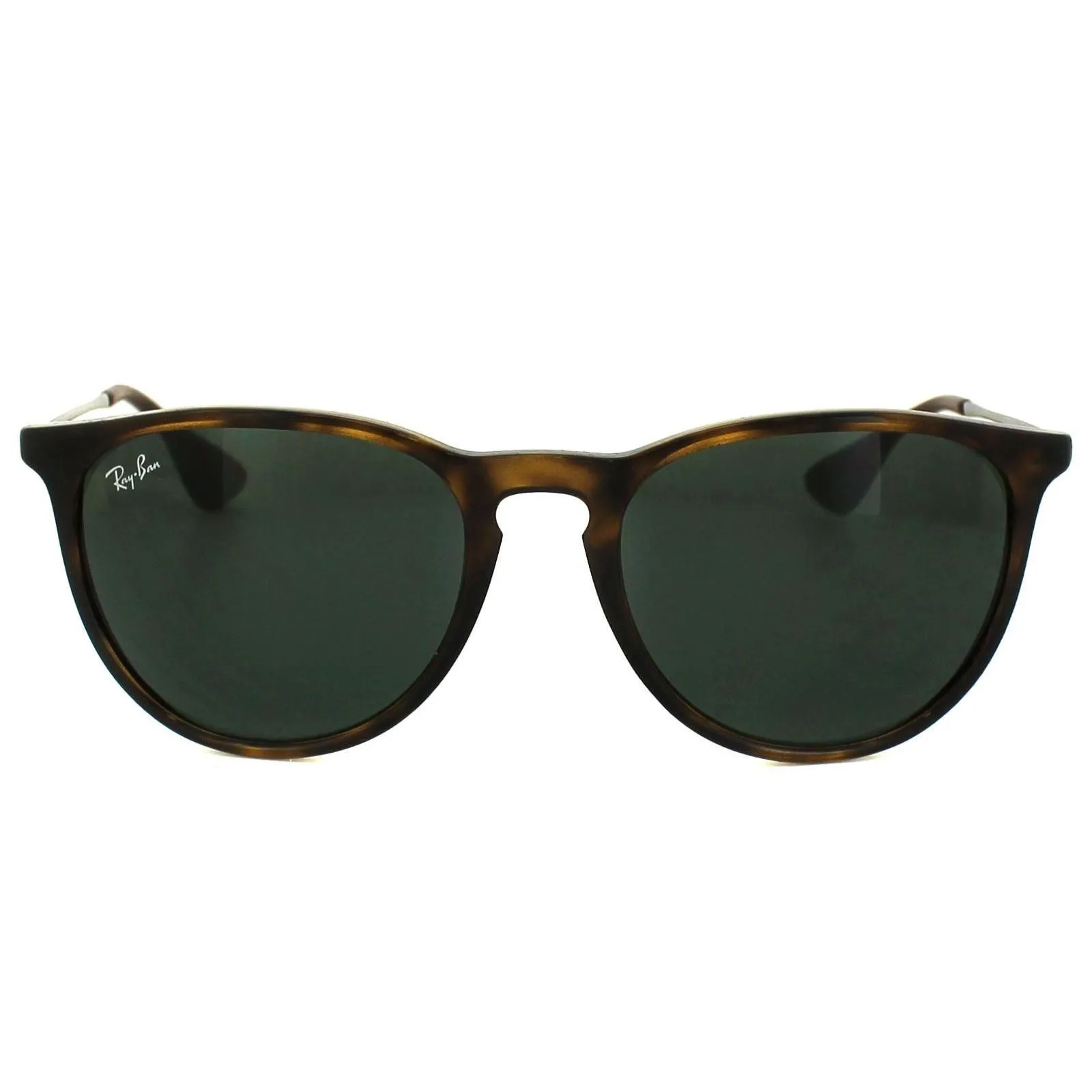 Round Tortoise & Gunmetal Green Erika 4171 Sunglasses