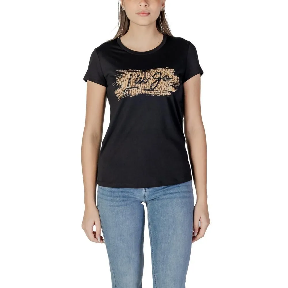 Short Sleeve Leopard TShirt- Black Shirts