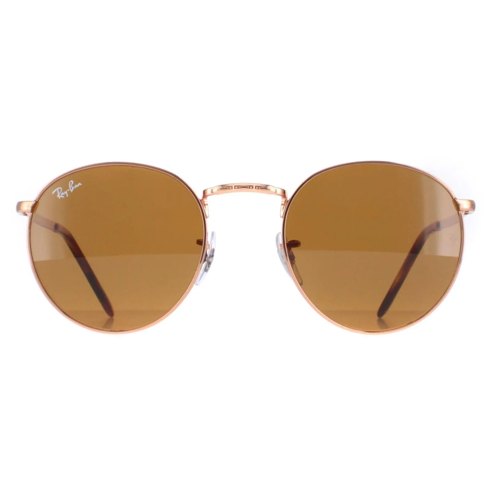 Round Rose Gold Brown RB3637 New Round